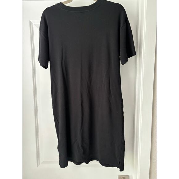Daily Ritual Pima Cotton and Modal Dress Black with Pockets Size Medium EUC - Picture 3 of 5